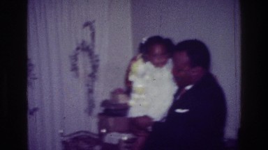 1976: fathers show off children together HARLEM NEW YORK
