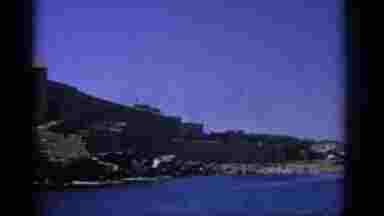 1962: Castle-Like Structure Along Coastal Waters of Rhodes Greece