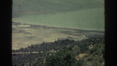 1962: View of Island from High Point Panorama RHODES GREECE