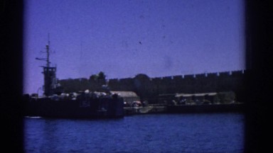 1962: Zooming in on Activities on a Boat in Rhodes Greece
