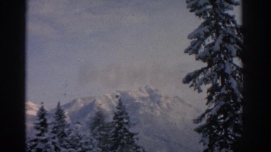 1963: beautiful snowy mountains MUNICH GERMANY