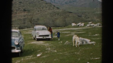 1962: women and child walking EPHESUS TURKEY