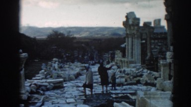 1962: playing a very fun video EPHESUS TURKEY