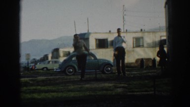 1962: family playing horseshoes. EPHESUS TURKEY