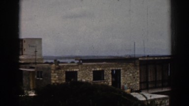 1962: casual viewing of a building. IZMIR TURKEY