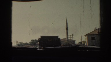 1962: driving down a busy street IZMIR TURKEY