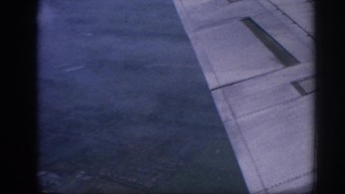 1963: A View From an Airplane in Flight Over Warsaw, Poland