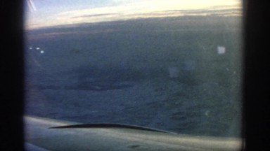 1963: view from the plane above height dry land view very unique and different