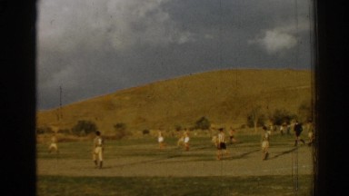 1962: practicing running out in the field. IZMIR TURKEY
