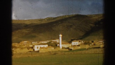 1962: view of a small town and its buildings IZMIR TURKEY