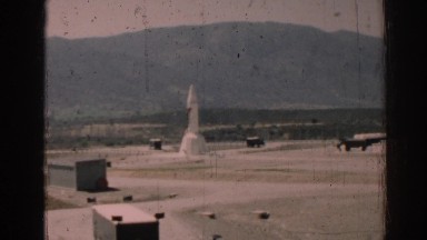 1962: a tall pillar in center of a huge area IZMIR TURKEY