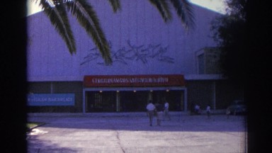 1962: people outside of a sporting stadium IZMIR TURKEY