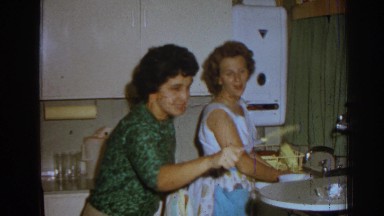 1962: women in kitchen IZMIR TURKEY