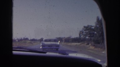 1962: driving a car IZMIR TURKEY
