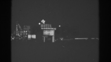 1962: Road Street View Full of Motels Las Vegas