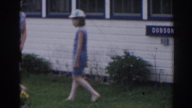 1963: a grandmother and granddaughters in the backyard NEW JERSEY