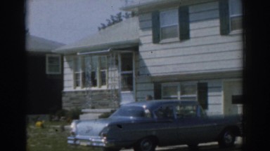 1963: man getting out of car NEW JERSEY