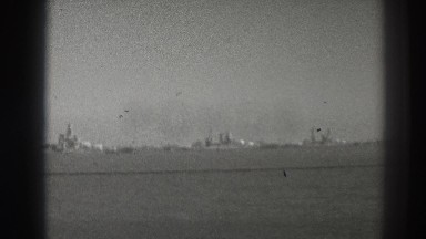 1937: Watching a Single Boat Come In on the Ocean, San Francisco California