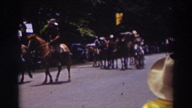1937: a parade with riders on horses TRUCKEE CALIFORNIA