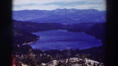 1937: a beautiful lake set right in the middle of the wild wood. LAKE TAHOE