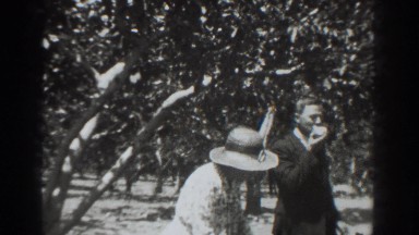 1937: woman working outside. VACAVILLE CALIFORNIA