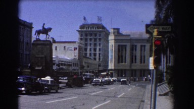 1967: street view with traffic BRISBANE AUSTRALIA