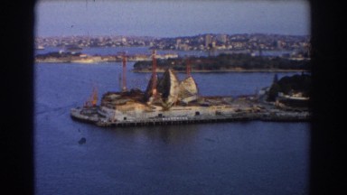1967: A Coastal Dock and Oceanic Waters in Sydney Australia