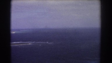 1967: vast expanse of ocean with sand bar in the middle PERTH AUSTRALIA