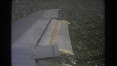 1967: aircraft prepare gate motion airport wings open PERTH AUSTRALIA