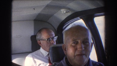 1967: men in an airplane. PERTH AUSTRALIA