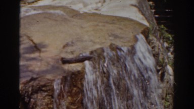 1939: water flowing over the rocks. MOUNT WASHINGTON NEW HAMPSHIRE