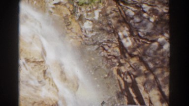 1939: water flowing over the rocks. MOUNT WASHINGTON NEW HAMPSHIRE