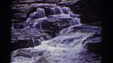1939: gorgeous scene of water flowing over rocks. MOUNT WASHINGTON NEW HAMPSHIRE