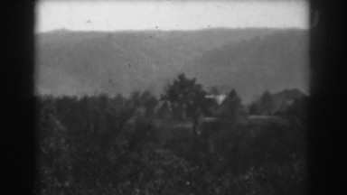 1938: trees and mountains off in the distance VINELAND NEW JERSEY