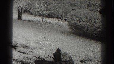 1938: little kid out playing in the snow. MARTINSBURG WEST VIRGINIA