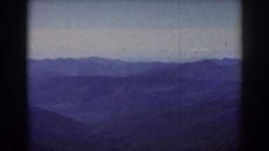 1938: mountains filmed from the view out of a plane window MOUNT WASHINGTON