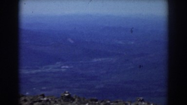 1938: Panoramic View of Deep Valley from Mount Washington, New Hampshire