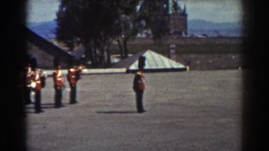 1938: Outdoor Training Exercises of the Queen's Guard Quebec