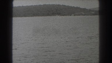 1938: lake with swim platform NEW JERSEY
