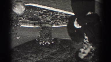 1938: reflection view people walking cheered talking NEW JERSEY