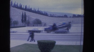 1976: Watching Vehicles Go By in Athens Greece