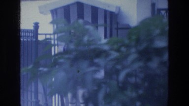 1976: Guard Protecting the Building. Athens Greece