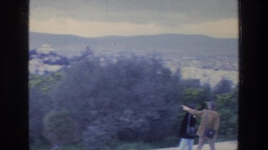 1976: Tourists Out Walking in Nature, Athens Greece
