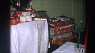 1957: decorated tree and gifts ready for celebrating. WHEELING OHIO