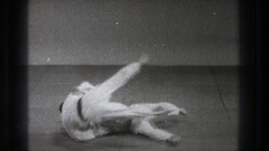 1971: martial artists sparring in a gym TOKYO JAPAN