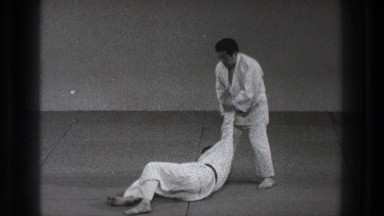 1971: a cool karate demonstration. TOKYO JAPAN