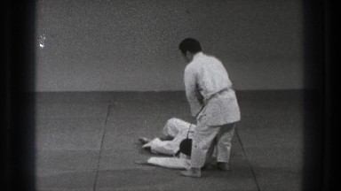 1971: a karate match at play. TOKYO JAPAN