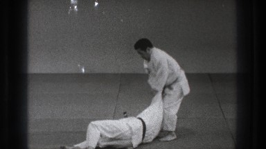 1971: playing a very fun video TOKYO JAPAN