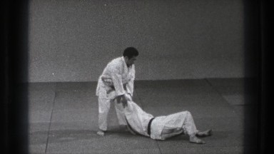 1971: two men practicing martial arts TOKYO JAPAN
