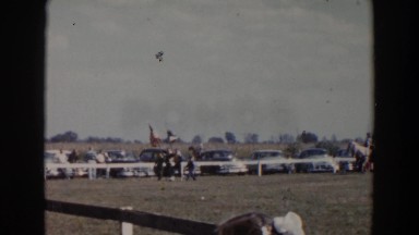 1957: horses walking in a horse show. WHEELING OHIO